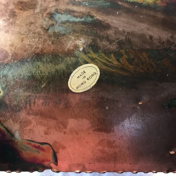 Vintage Copper Sculptural Figurine Music Box Handmade & Unique Design Quirky Dec - Picture 9 of 12